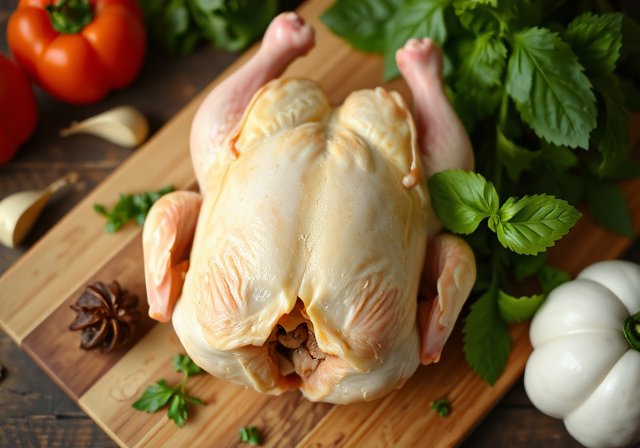 Pasture-raised whole chicken
